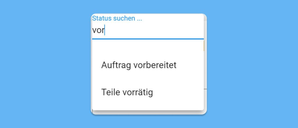 5105 Status-Suchfeld